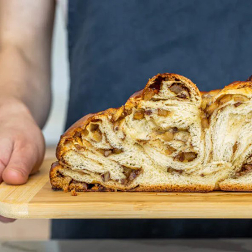 Caramel Apple & Pecan Challah