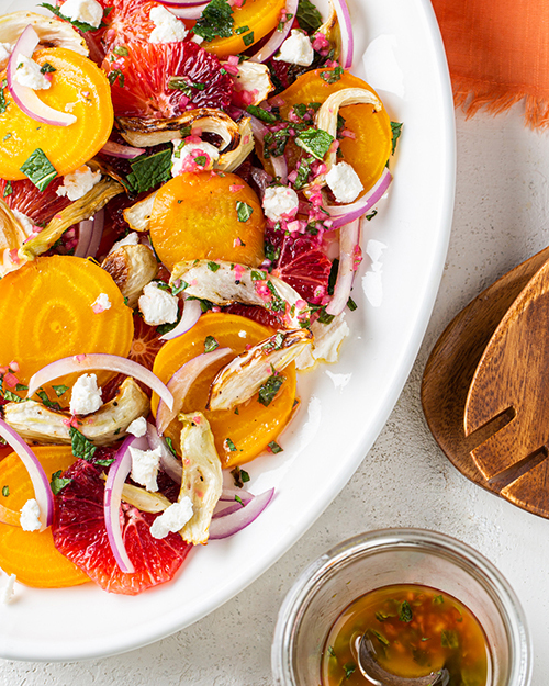 Beet, Blood Orange & Fennel Salad Blood Orange Vinaigrette