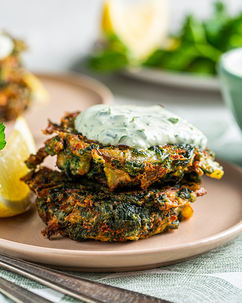 Rainbow Chard Fritters