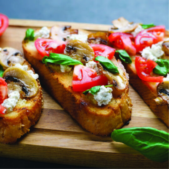 Mushroom Crostini Gelson's