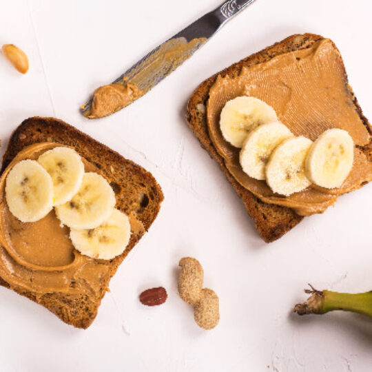 Peanut Butter and Banana Sandwiches Gelson's