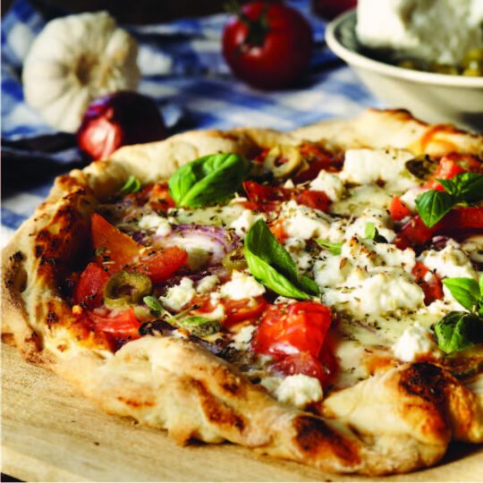 Greek Salad Pizzas Gelson's
