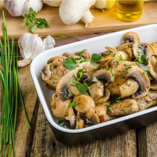 Braised Chicken with Shiitake Mushroom Sauce Gelson's
