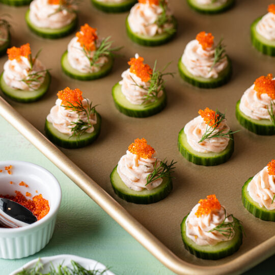 5-Step Salmon Mousse Canapes Gelson's