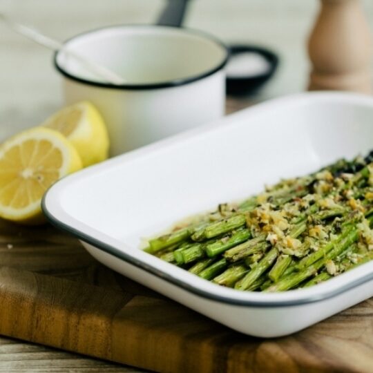 Charred Asparagus with Citrus Bagna Cauda Gelson's
