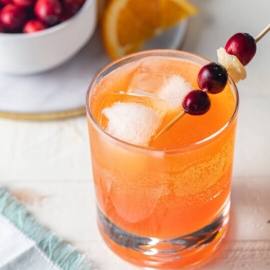 Cranberry-Spice Cocktail Recipe Gelson's