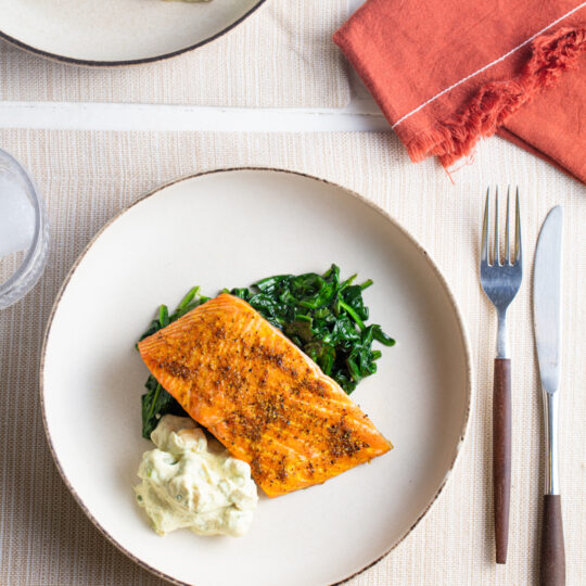 Salmon w Curry Yogurt Gelson's