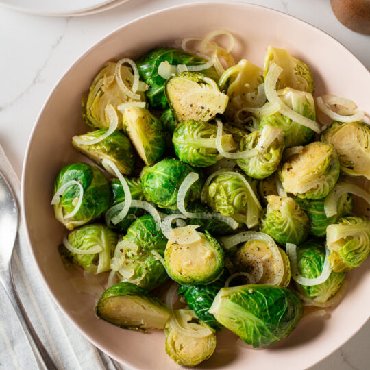 Garlic Braised Brussels Sprouts Gelson's