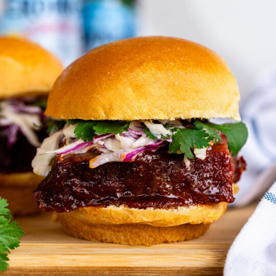Barbecue Brisket Sliders with Creamy Coleslaw Gelson's