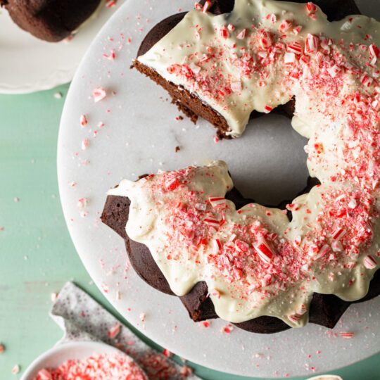 Peppermint-Chocolate Bundt Cake Gelson's