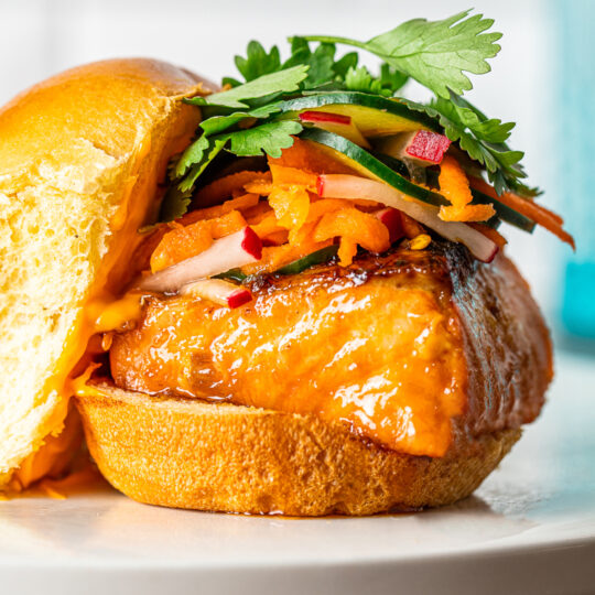Salmon Banh Mi Sliders Gelson's