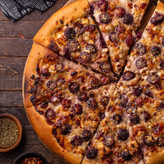 Gorgonzola & Grape Pizza Recipe Gelson's