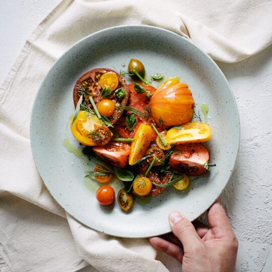 Heirloom Tomatoes with Herbs & Olive Oil Gelson's