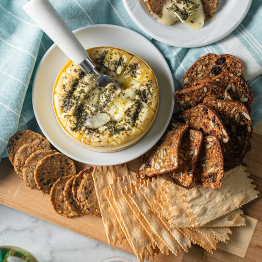Herb and Garlic Baked Camembert  Gelson's
