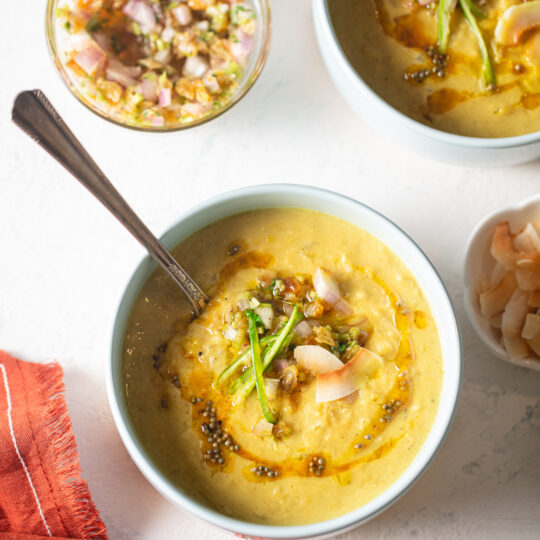 Coconut-Ginger Chickpea Soup Gelson's