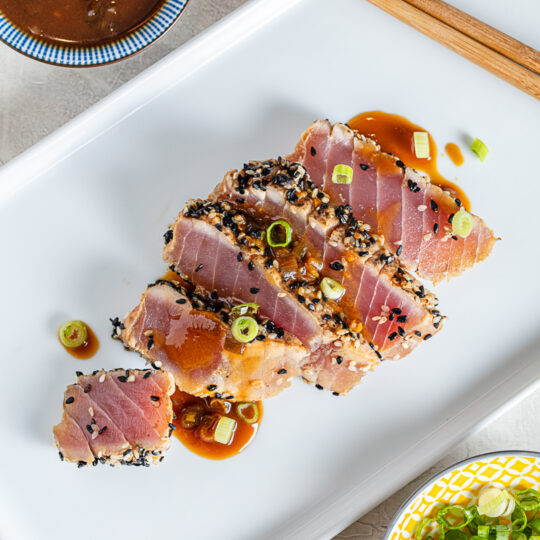 Sesame-Crusted Ahi Tuna Recipe | Gelson's