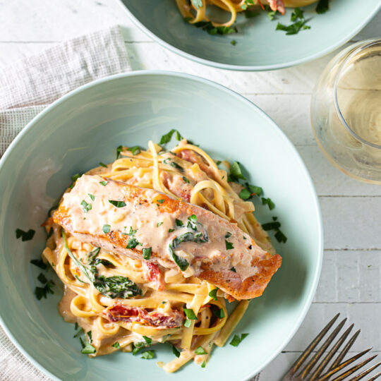 One-Pot Creamy Salmon Pasta Gelson's