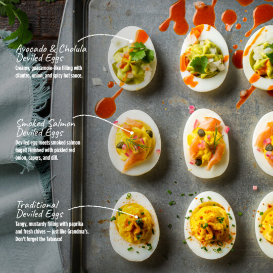 Deviled Eggs Three Ways Gelson's