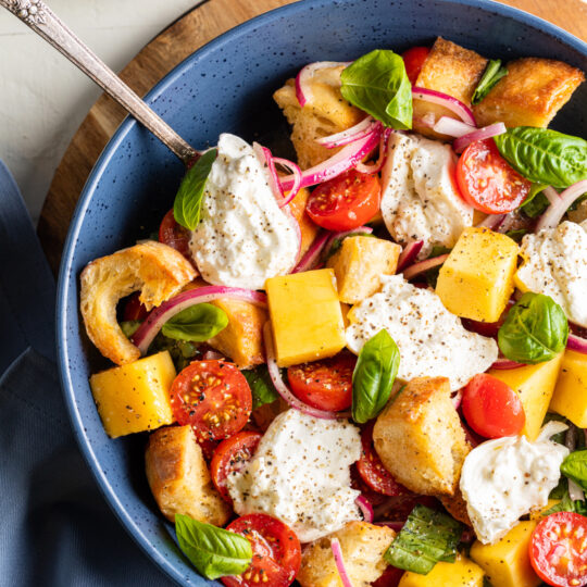 Mango Burrata Panzanella Gelson's