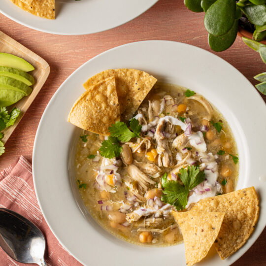 Slow Cooker White Chicken Chili Gelson's