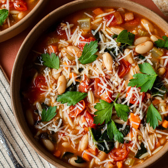 White Bean, Kale & Pancetta Soup Gelson's