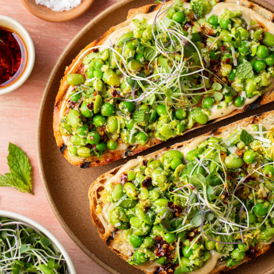 Edamame & Pea Toast Gelson's