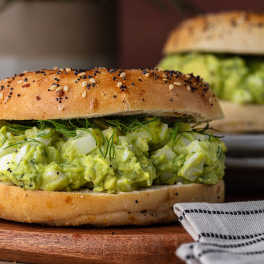 Avocado Egg Salad & Everything Bagels Gelson's
