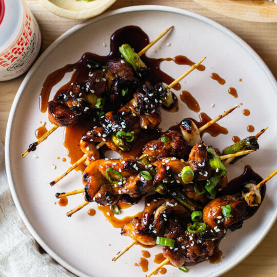 Japanese BBQ Chicken Skewer Recipe | Gelson's