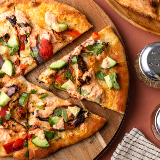 Barbecue Chicken Grilled Pizza Gelson's
