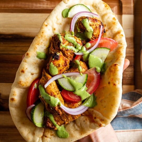 Air Fryer Chicken Tikka Wraps Gelson's