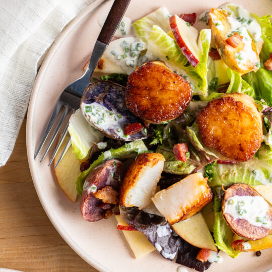 Scallop, Potato & Pancetta Salad Gelson's
