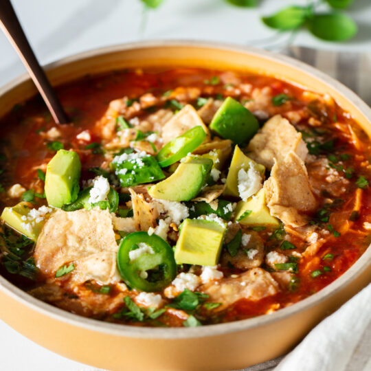 Leftover Turkey Tortilla Soup Gelson's