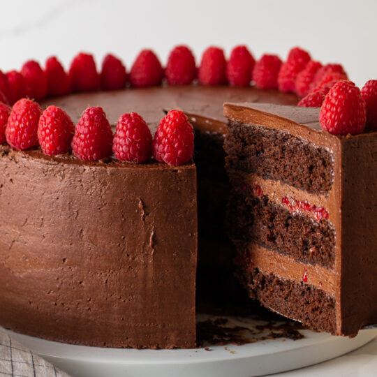 Raspberry Chocolate Cake Gelson's