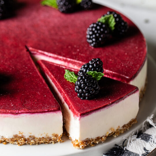 Frozen Blackberry Lemon Cake (Vegan) Gelson's