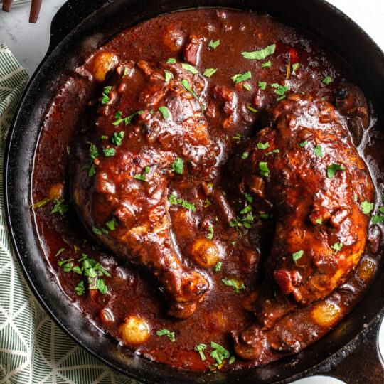 Skillet Coq au Vin Gelson's