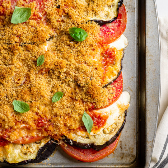 Sheet Pan Eggplant Parm Gelson's