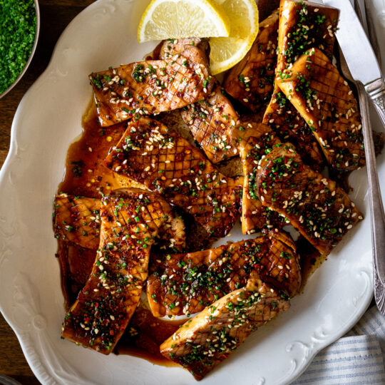 Grilled King Oyster Mushroom Gelson's