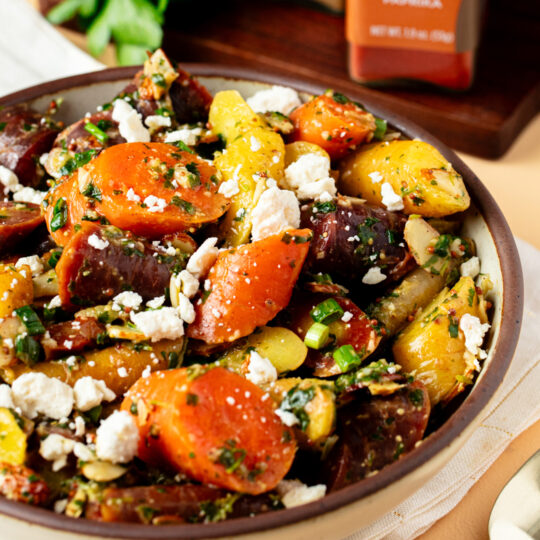 Herbed Rainbow Carrot Salad Gelson's