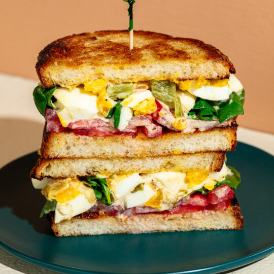 Hatch Chile Egg Salad Sandwich Gelson's