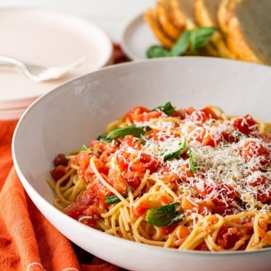 Pasta & No-Cook Tomato Sauce Gelson's