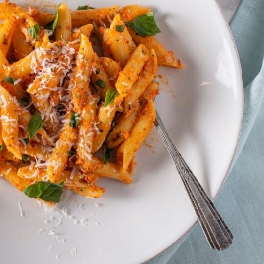 Red Pepper Pesto & Penne Recipe Gelson's