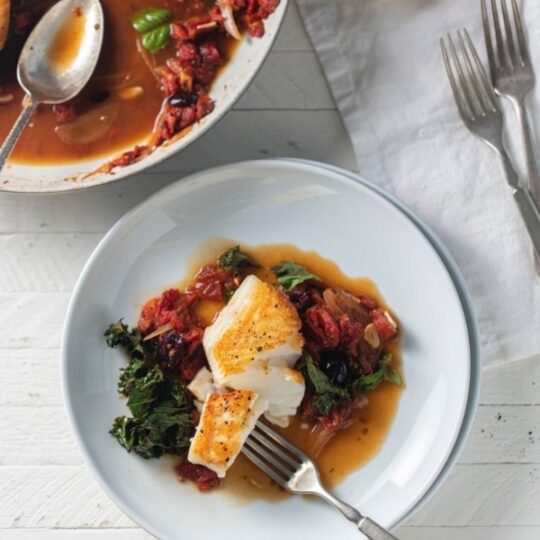 Sea Bass & Roasted Tomatoes Gelson's