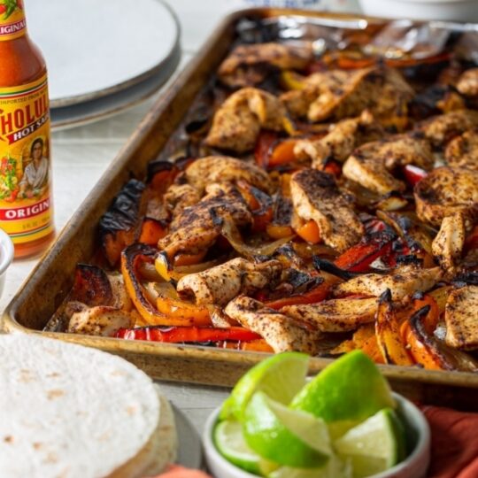 Sheet-Pan Chicken Fajitas Gelson's
