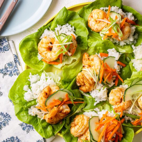 Sriracha Shrimp Lettuce Wraps Gelson's