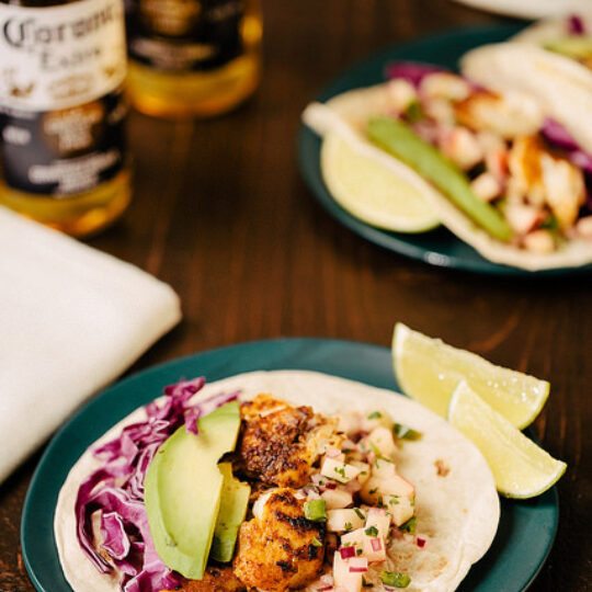 Tilapia Tacos with Apple Salsa Gelson's