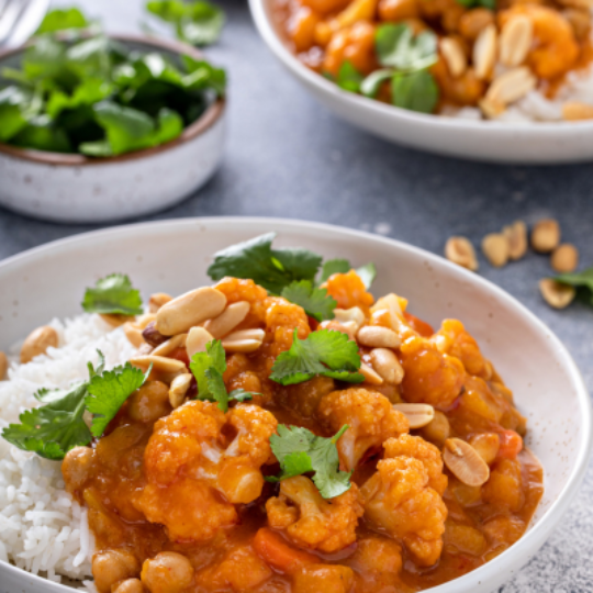 Roasted Butternut Squash, Cauliflower, and Garbanzo Beans Gelson's