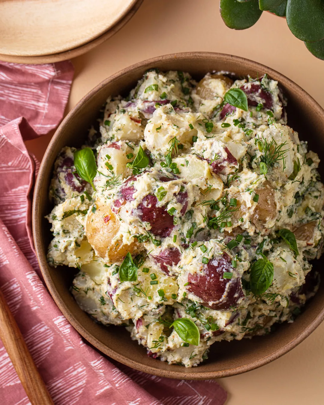 G1574 20220406 024 Vegan Herby Potato Salad