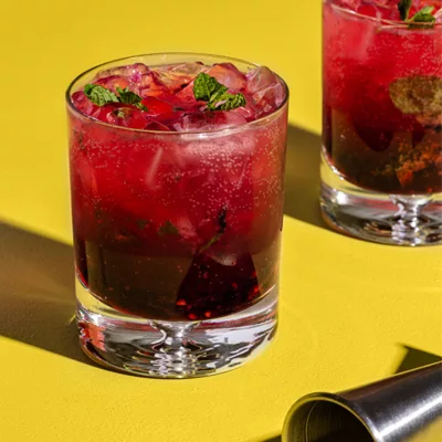 Non Alcoholic Blackberry Mojito