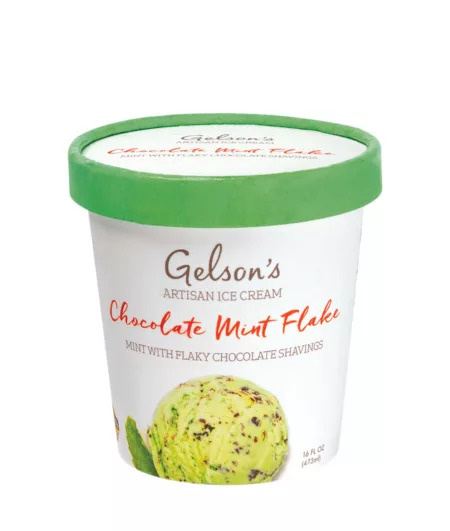 Gelson's Chocolate Mint Flake Ice Cream Gelson's Chocolate Mint Flake Ice Cream