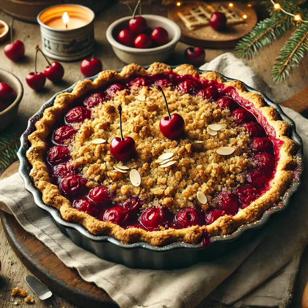 Cherry Crumble Pie Cherry Crumble Pie
